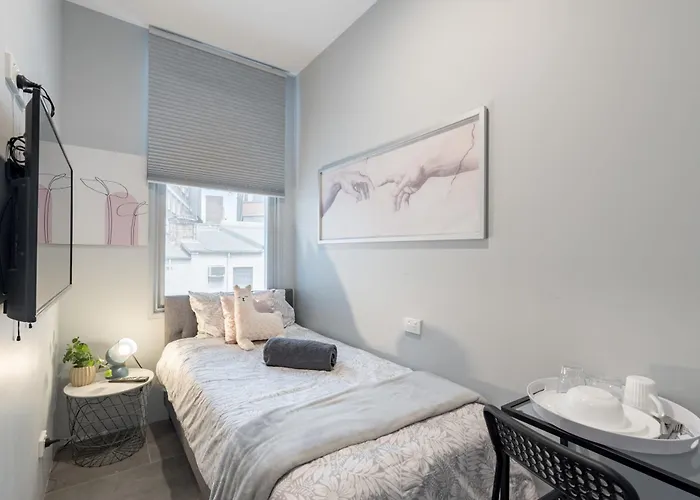 Cozy King Single Ensuite Room - Ac - Next To Cbd - Near Central Station Townhall Chinatown Darling Harbour Uts Usyd